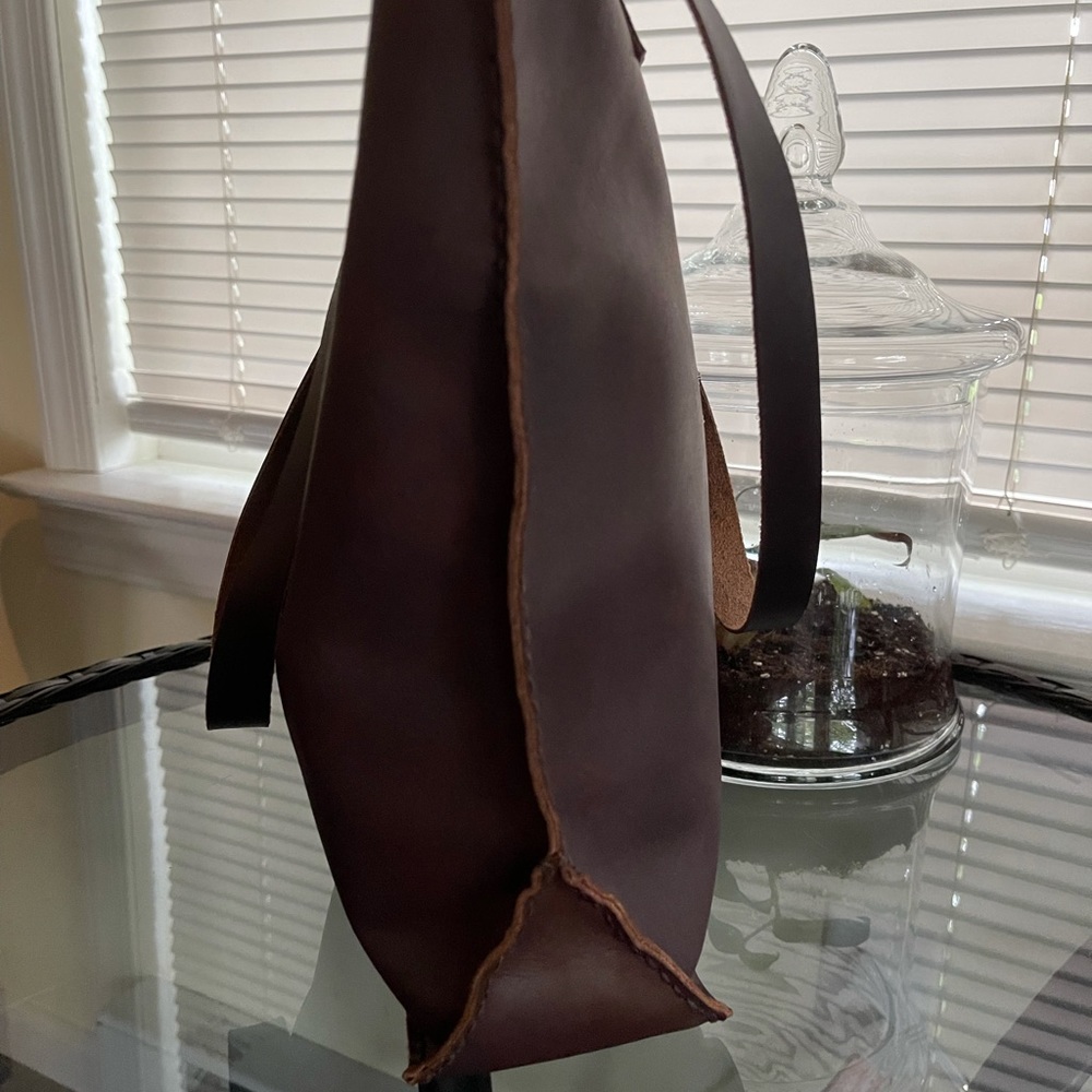 Handmade Leather Purse NWOT - Picture 2 of 9